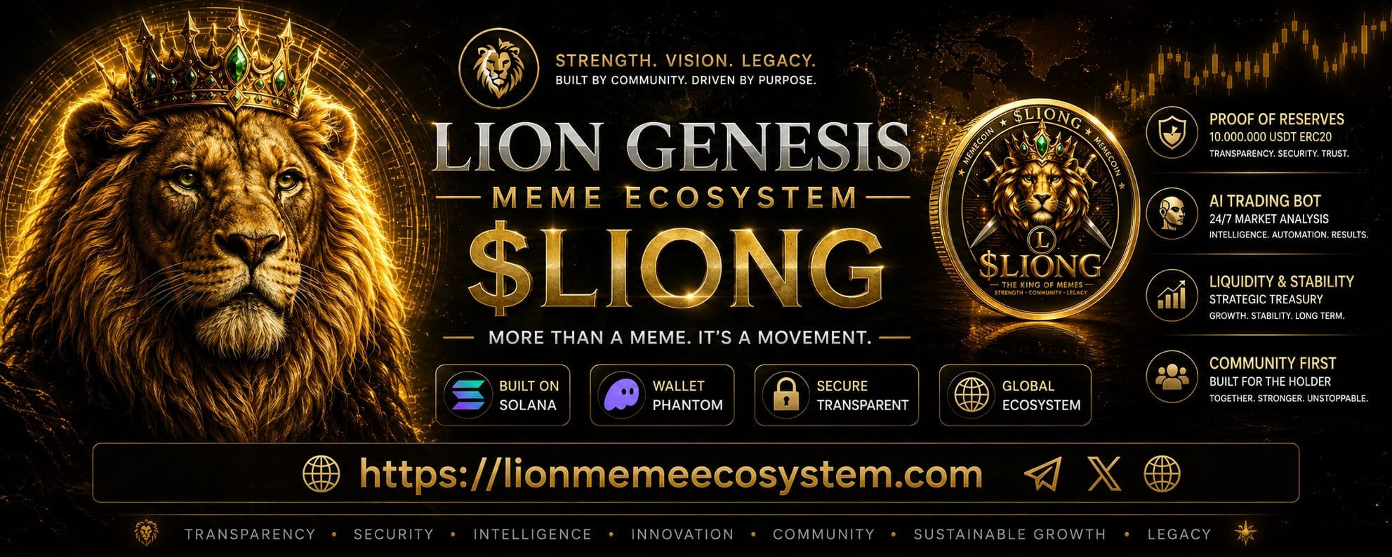 Lion Genesis — More than a meme. It's a movement.